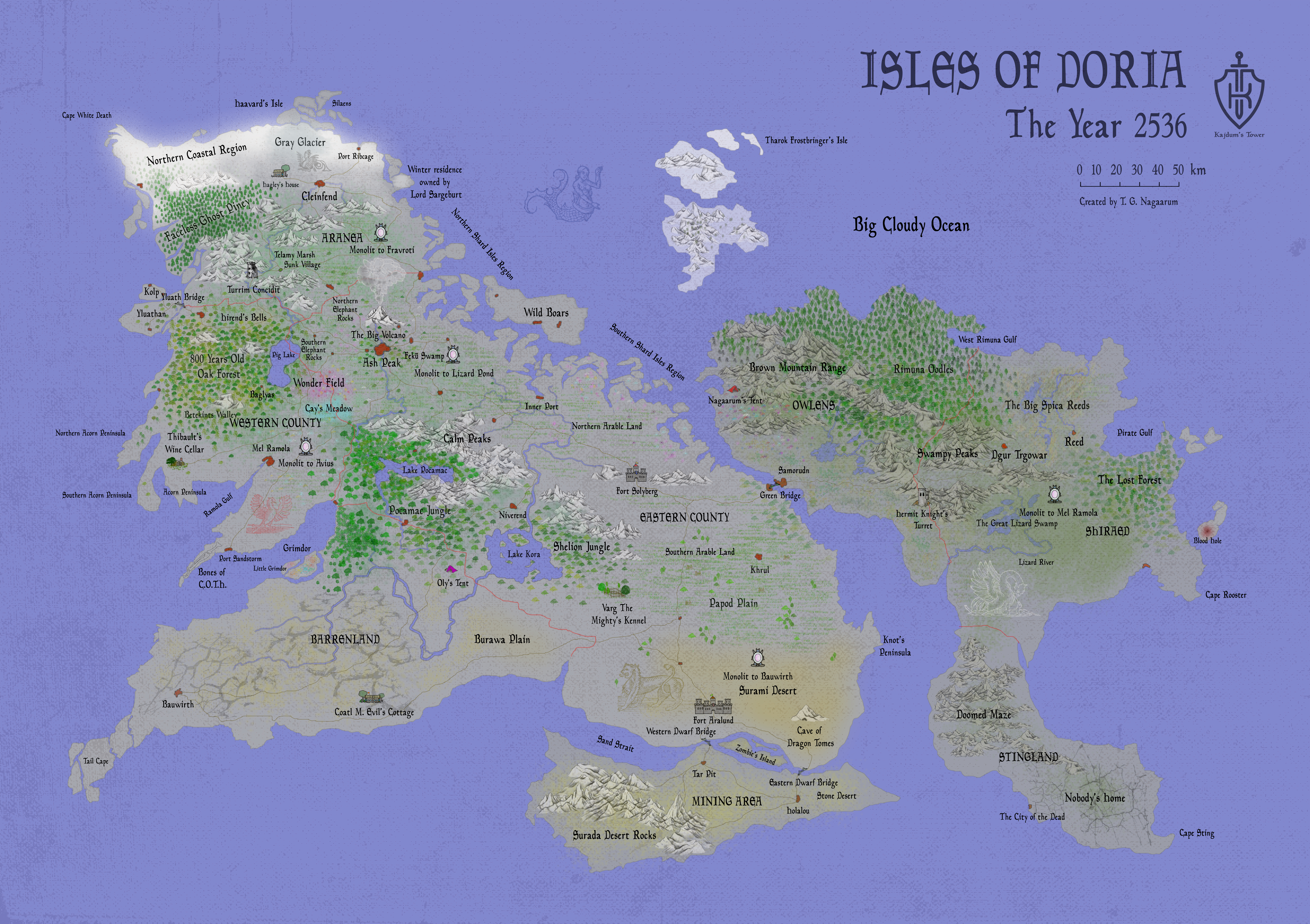 Map of Doria